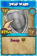 Wizard101 Ice spell card: Swap Ward, Spell ID 10137