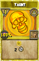 Wizard101 Myth spell card: Taunt, Spell ID 10159