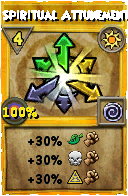 Wizard101 Sun spell card: Spiritual Attunement, Spell ID 10162