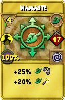 Wizard101 Life spell card: Namaste, Spell ID 10195