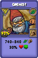 Wizard101 Life spell card: Gnomes!, Spell ID 10210