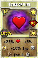 Wizard101 Star spell card: Cycle of Life, Spell ID 10228
