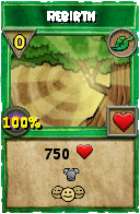 Wizard101 Life spell card: Rebirth, Spell ID 10262
