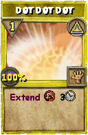 Wizard101 Myth spell card: DOT DOT DOT, Spell ID 10285