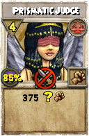 Wizard101 Balance spell card: Prismatic Judge, Spell ID 10300
