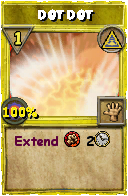 Wizard101 Myth spell card: DOT DOT, Spell ID 10329