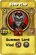 Wizard101 Myth spell card: Lord Vlad, Spell ID 10354