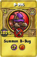 Wizard101 Myth spell card: B-Bug, Spell ID 10359