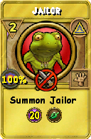 Wizard101 Myth spell card: Jailor, Spell ID 10366