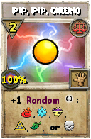 Wizard101 Balance spell card: Pip, Pip, Cheerio, Spell ID 10416