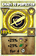 Wizard101 Star spell card: Chaos to Perfection, Spell ID 10426