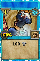 Wizard101 Ice spell card: GR_LM_TrexIce_Spell_01, Spell ID 10449
