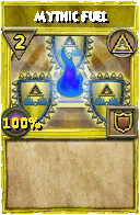 Wizard101 Myth spell card: Mythic Fuel, Spell ID 10505