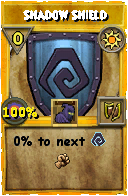 Wizard101 Sun spell card: Shadow Shield, Spell ID 10524