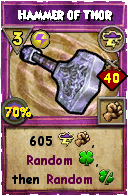 Wizard101 Storm spell card: Hammer of Thor, Spell ID 10566