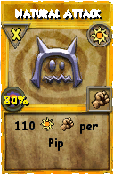 Wizard101 Sun spell card: Natural Attack, Spell ID 10579