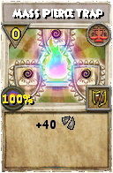 Wizard101 Balance spell card: Mass Pierce Trap, Spell ID 10592