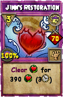Wizard101 Storm spell card: Jinn's Restoration, Spell ID 10607