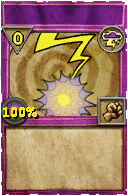 Wizard101 Storm spell card: Chain Lightning 1, Spell ID 10642