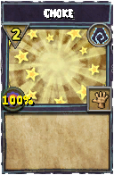 Wizard101 Shadow spell card: Choke, Spell ID 10701
