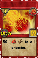 Wizard101 Fire spell card: HG_RPG_MobFire_Spell_01, Spell ID 10710