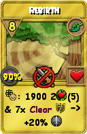 Wizard101 Life spell card: Rebirth, Spell ID 10712