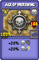 Wizard101 Death spell card: Age of Reckoning, Spell ID 10747