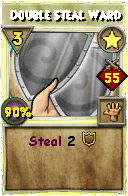 Wizard101 Star spell card: Double Steal Ward, Spell ID 10819