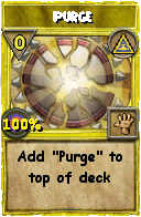 Wizard101 Myth spell card: Purge, Spell ID 10827