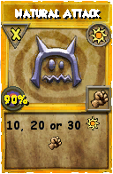 Wizard101 Sun spell card: Natural Attack, Spell ID 10843