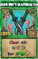Wizard101 Life spell card: Mob Oni's Naturalism, Spell ID 10850