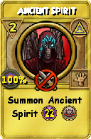 Wizard101 Myth spell card: Ancient Spirit, Spell ID 10865