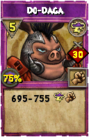 Wizard101 Storm spell card: Do-Daga, Spell ID 10877