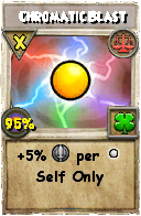 Wizard101 Balance spell card: Chromatic Blast, Spell ID 10893