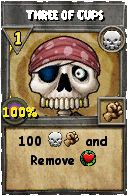 Wizard101 Death spell card: Three of Cups, Spell ID 10902
