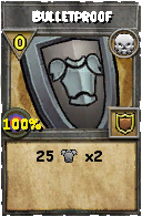 Wizard101 Death spell card: Bulletproof, Spell ID 10912