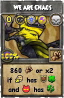 Wizard101 Death spell card: We are Chaos, Spell ID 10919