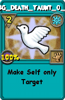 Wizard101 Ice spell card: BG_Death_Taunt_0_1, Spell ID 10945