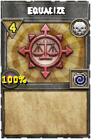 Wizard101 Death spell card: Equalize, Spell ID 10947
