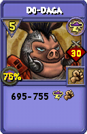 Wizard101 Storm spell card: Do-Daga, Spell ID 10884