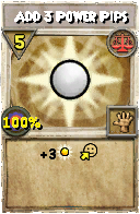 Wizard101 Balance spell card: Add 3 Power Pips, Spell ID 10586