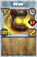 Wizard101 Moon spell card: Bruno, Spell ID 10716