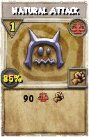 Wizard101 Balance spell card: Natural Attack, Spell ID 10852