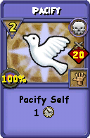 Wizard101 Death spell card: Pacify, Spell ID 10241