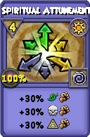 Wizard101 Sun spell card: Spiritual Attunement, Spell ID 10171