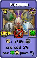 Wizard101 Storm spell card: Pincushion, Spell ID 10598