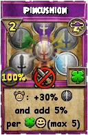 Wizard101 Storm spell card: Pincushion, Spell ID 10598