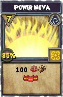 Wizard101 Shadow spell card: Power Nova, Spell ID 11031
