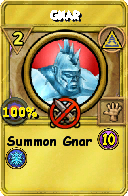 Wizard101 Myth spell card: Gnar, Spell ID 11032