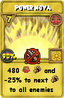Wizard101 Balance spell card: Power Nova, Spell ID 11082